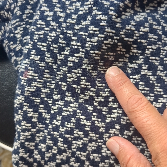 Zara Blazer Jacket Women's Medium Tweed Zippers Pockets Classy Business - Picture 11 of 12